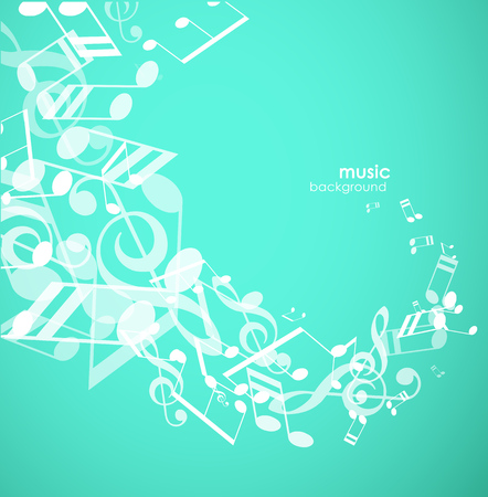 Abstract background with tunes. のイラスト素材