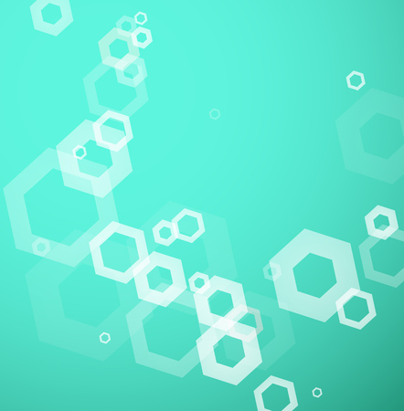 Abstract background created with hexagons.のイラスト素材