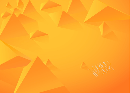 Abstract colorful background with polygonal triangles and shadows.のイラスト素材