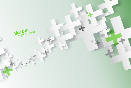 Abstract background created with plus signs. のイラスト素材