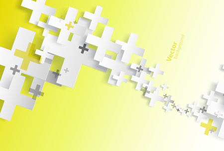 Abstract background created with plus signs.のイラスト素材
