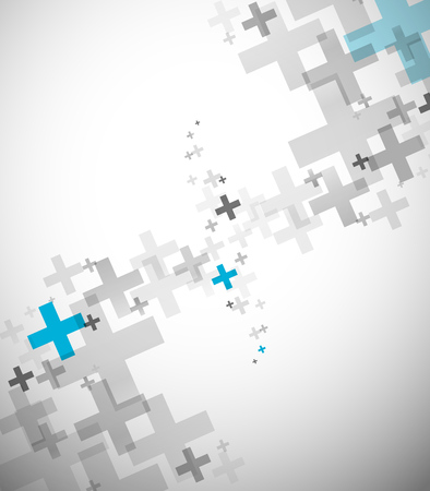 Abstract background created with plus signs.のイラスト素材