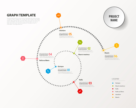 Infographic illustration vector backgroundのイラスト素材