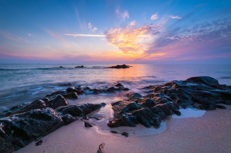 Beautiful seascape  Composition of nature の写真素材