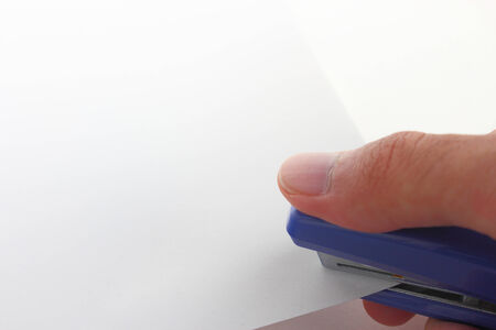 stapler on white
