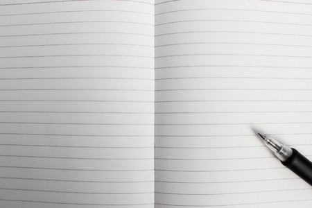 pen and notebookの写真素材