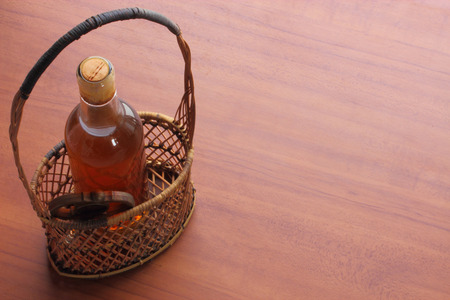 wine bottleの写真素材
