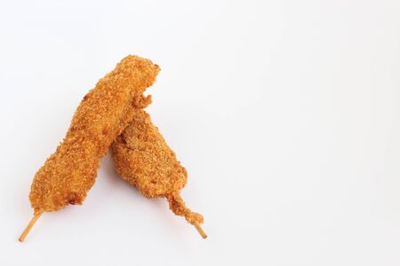 Japanese style of deep-fried kebabの写真素材