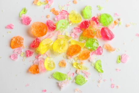 The candy which was brokenの写真素材