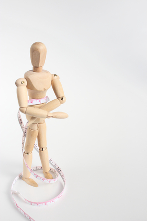 Drawing doll and measureの写真素材