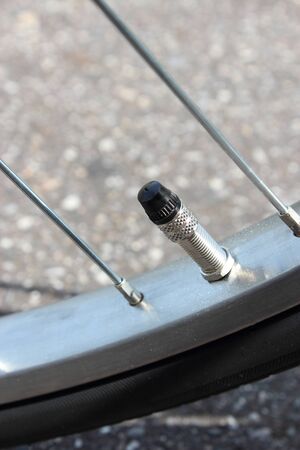 Bicycle valveの写真素材