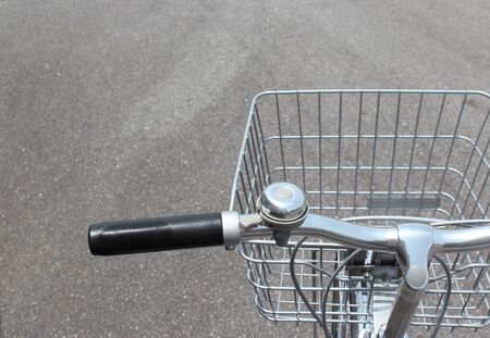 The handle of the Bicycleの写真素材