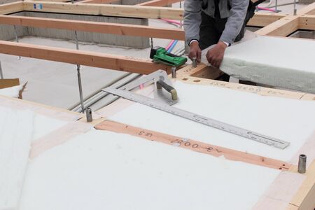 Home foundation workの写真素材