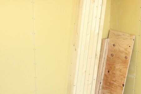 Indoor construction of newly built houses
