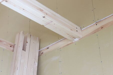 Indoor construction of newly built houses