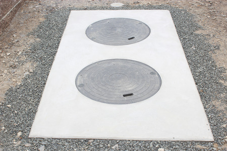 A septic tankの写真素材