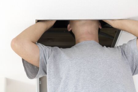 Ceiling access doorの写真素材