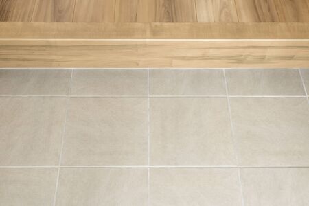 The entrance of a newly built houseの写真素材