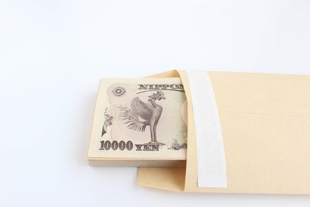 Japanese bills and envelopes