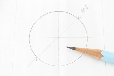 Drawing design image of machineの写真素材