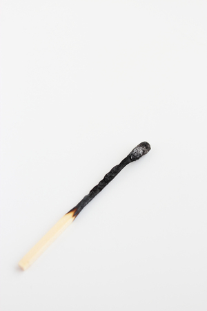 Burned out match stickの写真素材