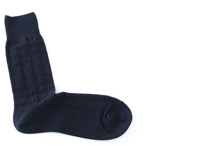 It is the black socks.の写真素材