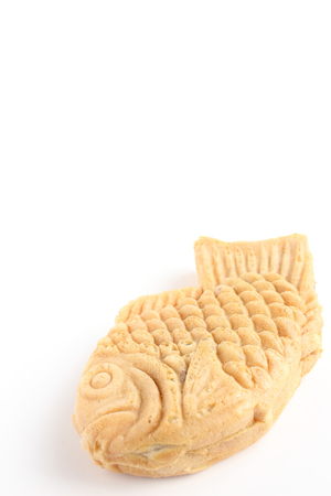 Fish shaped pancakeの写真素材