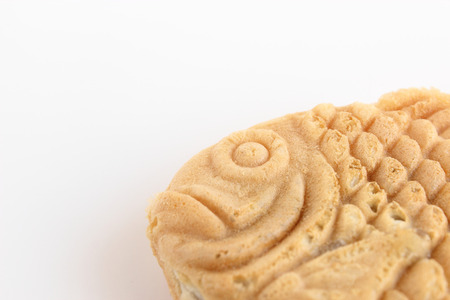 Fish shaped pancakeの写真素材