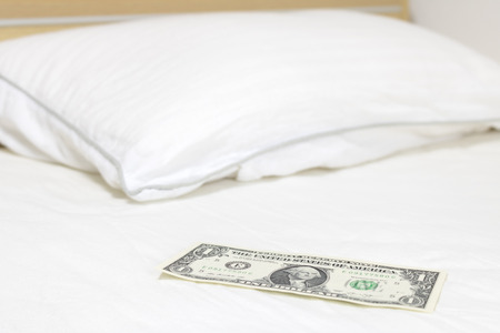 Tip at hotelの写真素材