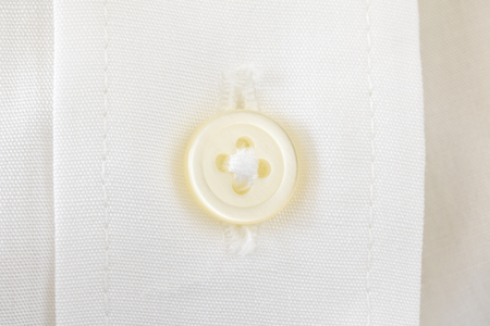 Shirt button and button holeの写真素材