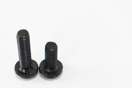 Black hexagon head bolt