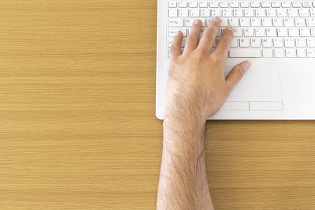 Image using laptop computerの写真素材