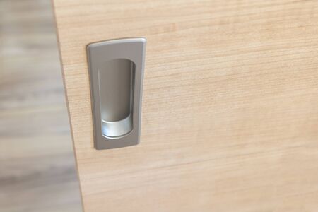 Door knob of new house sliding door
