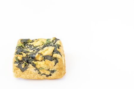 Freeze dried miso soup in a cubeの写真素材