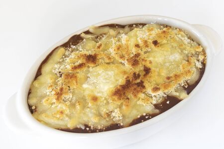 Homemade meat sauce doria baked at homeの写真素材