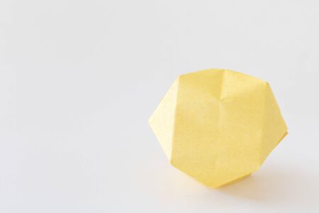 A ball made from origamiの写真素材