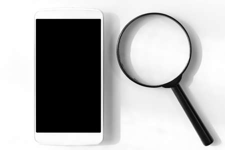 Image to search on smartphoneの写真素材