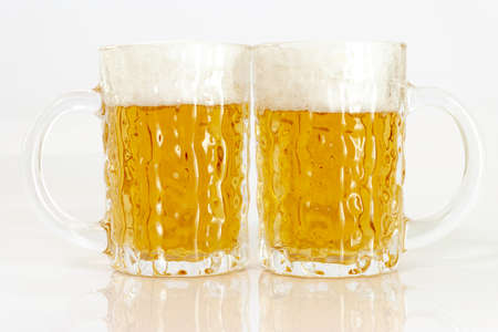 Image of beer in a beer mugの写真素材