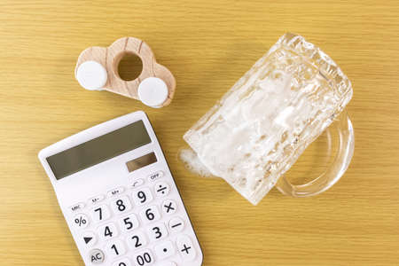 Image of accidents and costs due to drunk drivingの写真素材