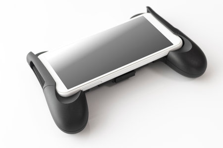 Smartphone with a grip stand for games