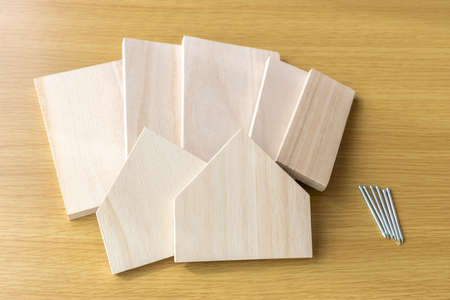 Material for toy tree house. Architectural image.の写真素材