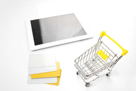 Image of paying for mail order with a credit cardの写真素材