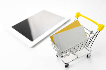 Image of paying for mail order with a credit cardの写真素材