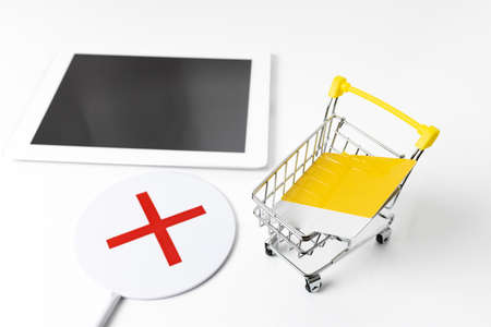 Image of paying for mail order with a credit cardの写真素材