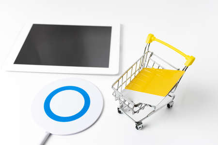 Image of paying for mail order with a credit cardの写真素材