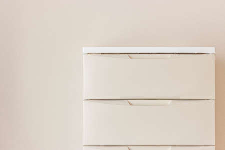 Plastic chest in the roomの写真素材
