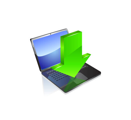 Lap top icon. Vectorのイラスト素材