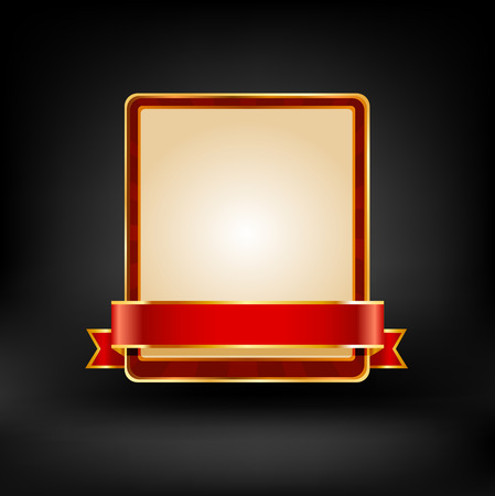 Gold frame.のイラスト素材
