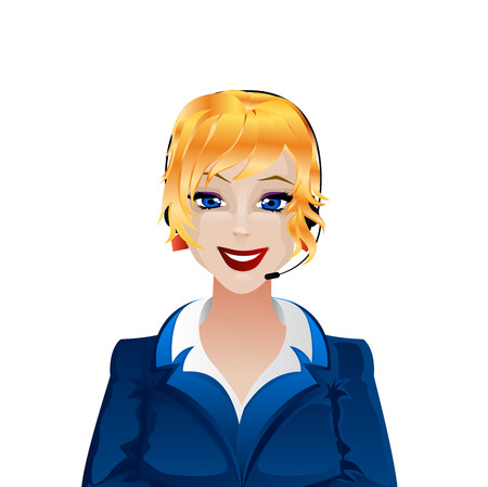 Female customer  Vectorのイラスト素材