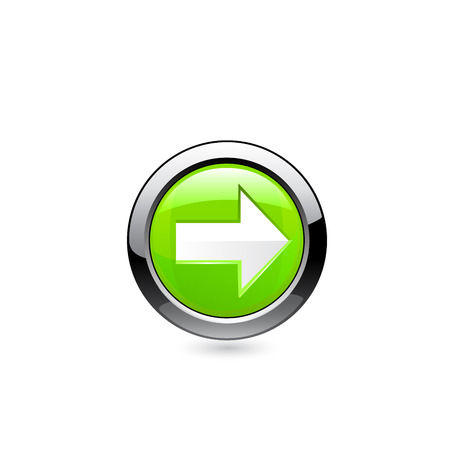 Button arrow. Vectorのイラスト素材